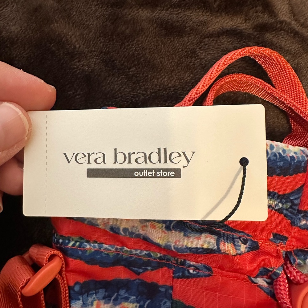 Vera Bradley Fish Tale Pattern Crossbody Bag - Picture 7 of 8
